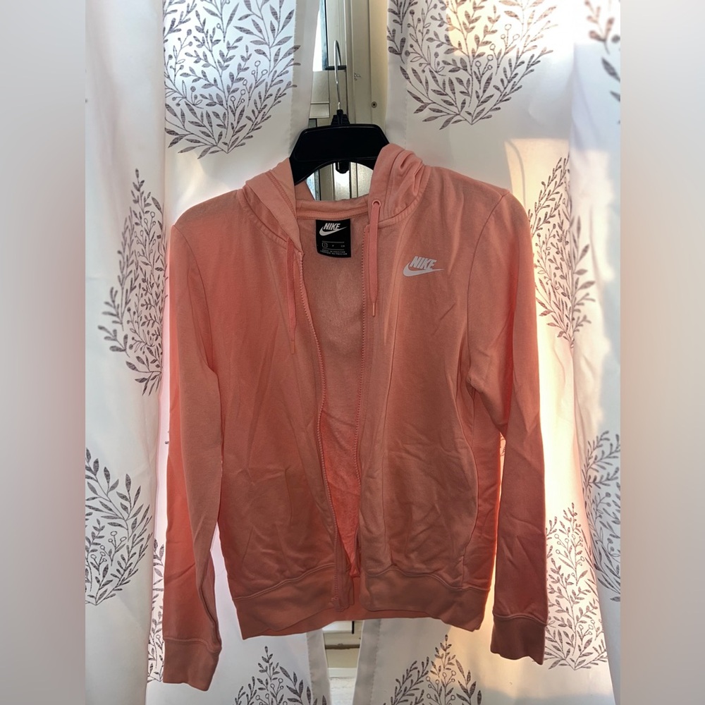 Light Pink, Nike, Zip-Up. Worn Once.